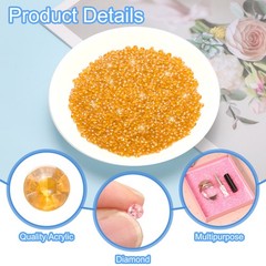 5000Pcs Wedding Table Scatter Confetti for Crafts (Light Coffee 4.5mm)