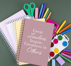 OXW Pink Meeting Notebooks for Work, Leadership Gifts Office Work Notebook Jo…