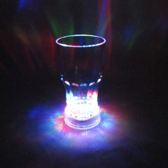 Clear Liquid Activated LED Light Mug Drink Cup Glowing Halloween Party Drinkware