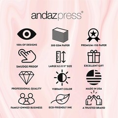 Andaz Press Honeymoon Fund Sign For Wedding, 8.5 x 11 inches,