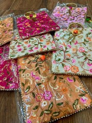 Pack of 100 Indian gift bag Potli Gift Bags Ethnic Wedding Favor Indian Gifts