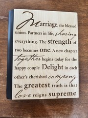 Wood Cover Wedding Marriage Memory Photo Album New Holds 72 4×6 Photos