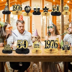 9PCS 50th Birthday decorations birthday Centerpieces for