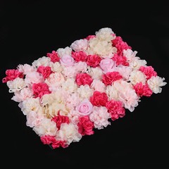 4pc Silk Flower Wall Panels 60 × 40 cm Artificial Floral Backdrop Wedding