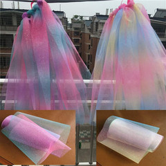 Rainbow Glitter Tulle Rolls 6 Inch X 10 Yards (30 Feet) for Table Runner Chair S