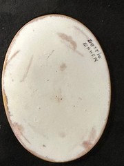 Porcelain Handcrafted Floral Table Markers – Wedding/Party – Set of Four (4)