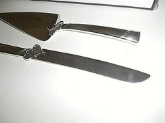 LENOX TRUE LOVE 2 PIECE DESSERT SET WITH BOX 13 INCH