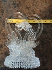 vintage wedding cake topper swan