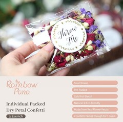 Instagram-Worthy Wedding Flower Petals – 50 Pack Rainbow Mix