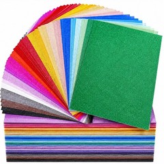 Glitter Colored 8.5 in x 11 in-250 gsm-150 Sheets, 25 colors