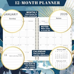 2026 Planner – JAN 2026 – DEC 2026, Planner 2026, 8» x 10», 2026 Planners