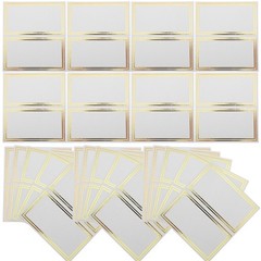 50Pcs Gold Foil Place Cards Double Sided Elegant Wedding Table Seating Cards