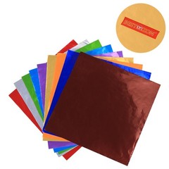 200Pcs Reusable Aluminium Foil Candy Wrappers Assorted Color for Gift Packaging