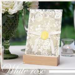 Fullhawl 100 Pcs Vellum Jackets Bulk for 5×7 Invitations 5 x 7 inches, rose