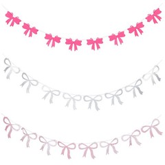 Mother’s Day Butterfly Flag Bunting Banner Wedding Bow Garland for Home Decor
