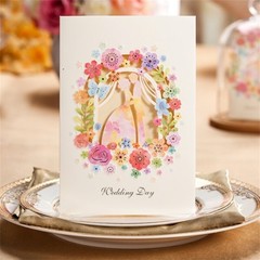 Wedding Invitation Card Candy Box Personalized Laser Cut Romantic Party Envelope