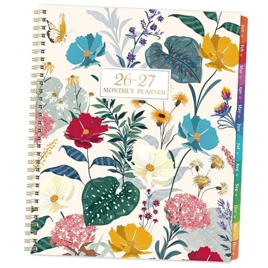– July 2026 – December 2027, 9» x 11», 18 Monthly 2026-2027 Monthly Planner