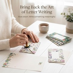 Beautiful Stationery Set with Envelopes – Premium-Quality, Multicolor