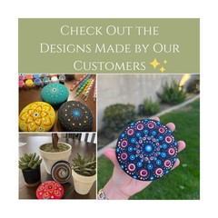 MoonGarden Mandala Rock Painting Kit – Mandala Dotting Tools Kit – … Fast Ship
