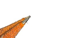 Indian Wedding Favor Mukhwas Saunf Cones Orange Beaded Sequin Decor | Set of 2