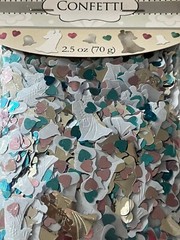 Wedding Bride Groom Hearts Bells Confetti Sprinkles Wedding Table Decorations