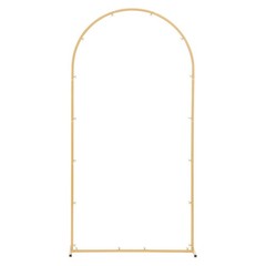 Uimoso Metal Arch Backdrop Stand 6.6 x 3.3 ft for Weddings and Events