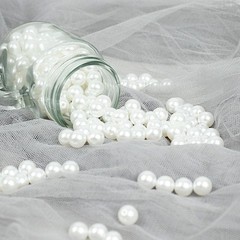 10 mm White FAUX PEARLS Loose Beads Wedding Party Crafts Decorations Fillers