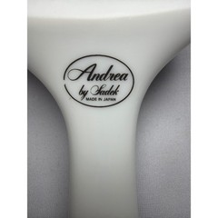 Andrea by Sadek Floral Porcelain Cake Server Japan White Pink Rose Vintage Style