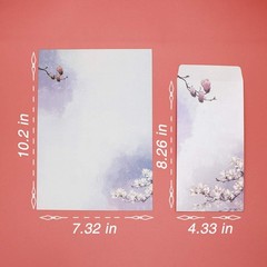 Stationery Paper and Envelopes Set,60PCS Stationary Set(40 60 PC, vintage