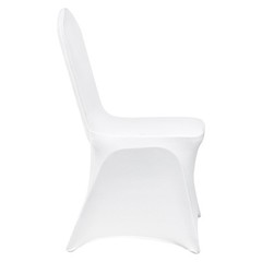 VEVOR 200PCS White Stretch Spandex Folding Chair Covers for Wedding Party Dining