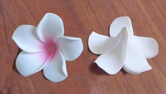 100 Pcs 2″(5cm) Artificial Flower Foam Pink Plumeria Heads Home Party Decor