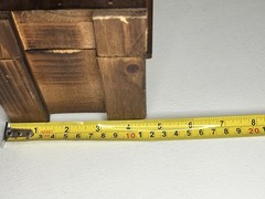 Mr And Mrs Wine Gift Box Wooden Rustic Wedding Favors 13 Inch X 3.5 Inch