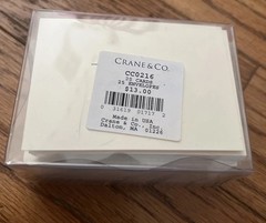 Crane & Co. Cards- Envelopes 25 Pack CC0216 Made in USA Dalton MA Fast Ship