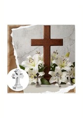 24 Pcs Cross Table Card Holder Cute Table Number Holders 2 x 1.5 Inch Alloy…