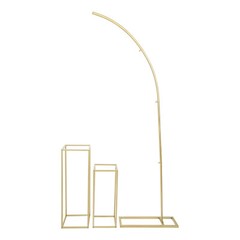 Ballon Arch Stand and 2 Flower Stands Arch Backdrop Stand for Parties, Wedding