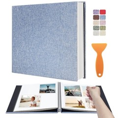 Large Photo Album Self Adhesive Scrapbook Album for 4×6 8×10 Pictures