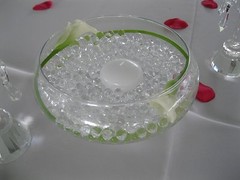 WEDDING VASE FILLER – WATER DECO BEADS – FLOWERS–EACH PKG. MAKES 1 1/2 quarts