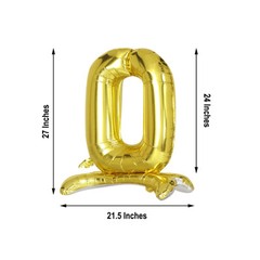 27-Inch Gold NUMBER Mylar Foil Standing Balloons Party Birthday Decorations Sale