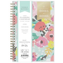 Day Designer 2025-2026 Weekly and 5″ x 8″ Secret Garden Mint- 2025/2026