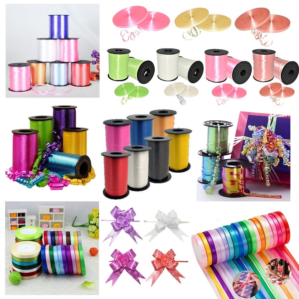 50 METERS BALLOON CURLING RIBBON FOR PARTY GIFT WRAPPING BALLOONS STRING TIE