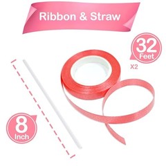 Pink Red Heart Balloons, 20 Pcs 18 Inch Heart Shaped Foil Balloons Pink,red
