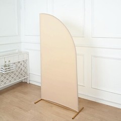 6×3 feet Matte Fitted Spandex Half Moon Arch Backdrop STAND COVER Party Events
