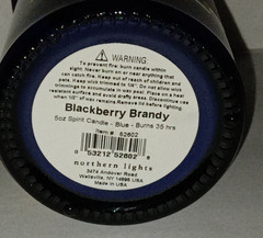 NEW Northern Lights BLACKBERRY BRANDY Cocktail Spirit Jar Wax Candle 5oz USA NY