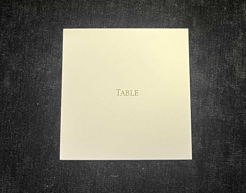William Arthur 30 Table Cards, 25 Plain Place Cards, & 25 Envelopes – Receptions