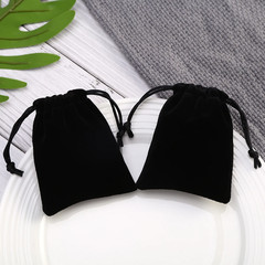 10Pcs/Lot Small Black Velvet Bags 7X9 9X12Cm Charms Earrings Jewelry Packaging B