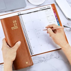 2026-2027 Monthly Planner – 2026-2027 Calendar/Planner 18 Months with Brown