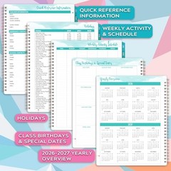 Teacher Planner 2026-2027 – Teacher 2025-2026 Teacher Planner – Blue-purple