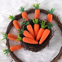 Artificial Carrots Miniature for Home Party Decorative Use DIY Crafts 36 Pieces