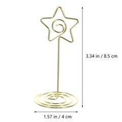 6Pcs Number Birthday Picture Table Number Holder Table Number Stands for Wedding