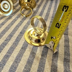 36 Table Place Card Holders Gold